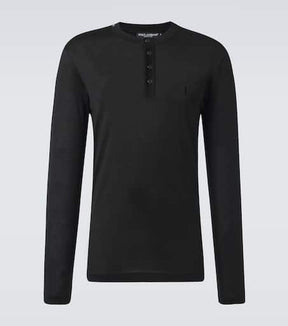 Silk Henley shirt