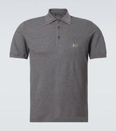 Cotton piqué polo shirt