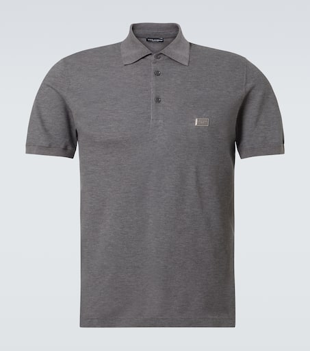 Cotton piqué polo shirt