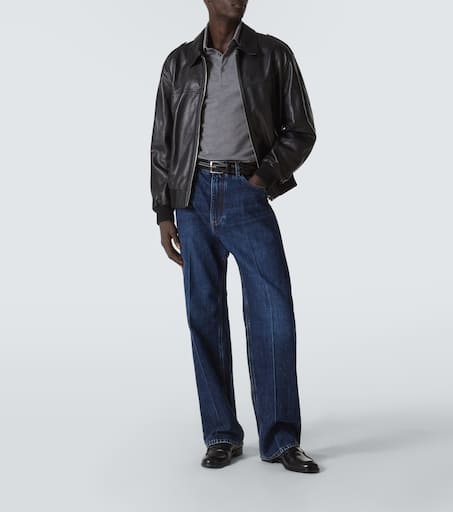 Cotton piqué polo shirt