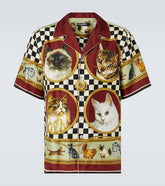 Silk twill shirt