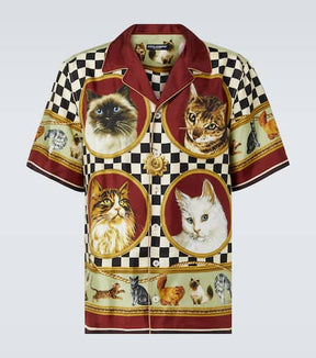 Silk twill shirt