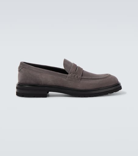 Altavilla suede penny loafers