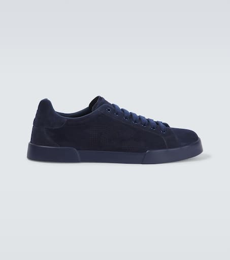 Suede sneakers