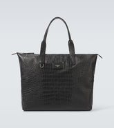 Leather shopper