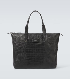 Leather shopper