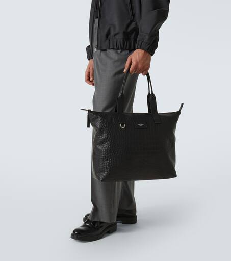 Leather shopper