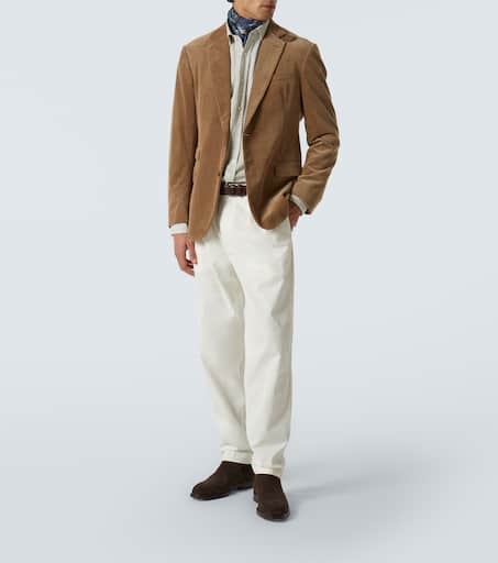Kent cotton and cashmere corduroy blazer