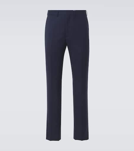 Gregory mid-rise wool chinos