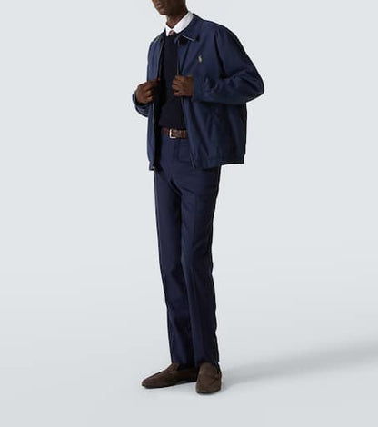 Gregory mid-rise wool chinos