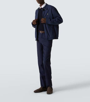 Gregory mid-rise wool chinos