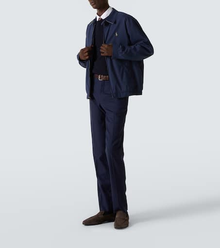 Gregory mid-rise wool chinos