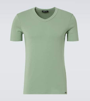 Cotton-blend T-shirt