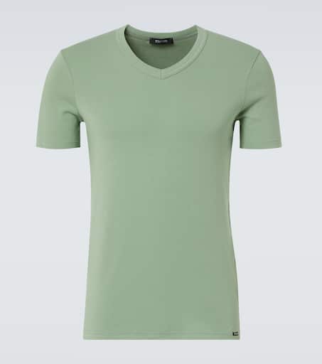 Cotton-blend T-shirt