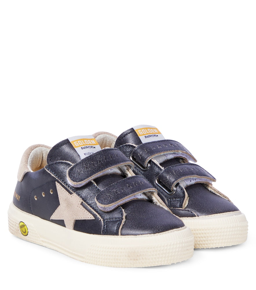 May School leather sneakers