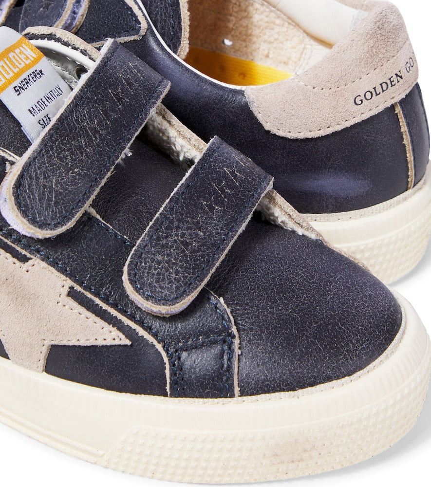 May School leather sneakers