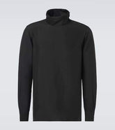 Silk turtleneck sweater