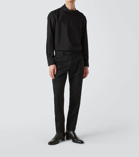 Silk turtleneck sweater