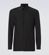 Silk twill shirt