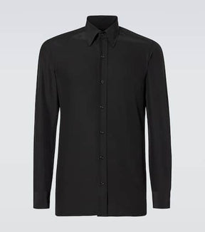 Silk twill shirt