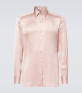 Silk charmeuse shirt