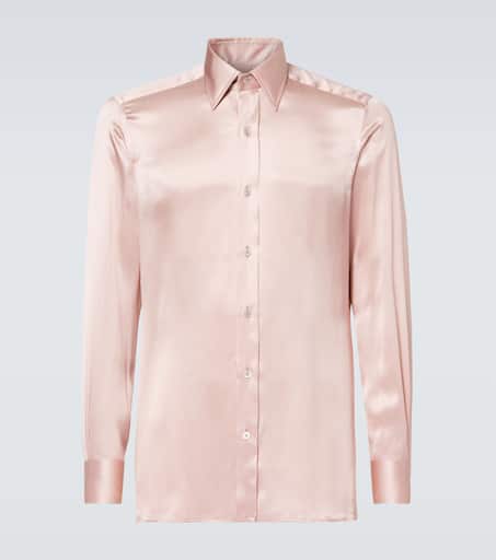 Silk charmeuse shirt