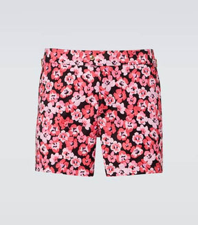 Floral swim trunks