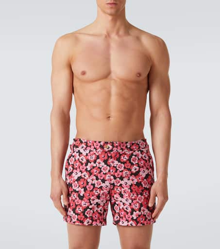 Floral swim trunks