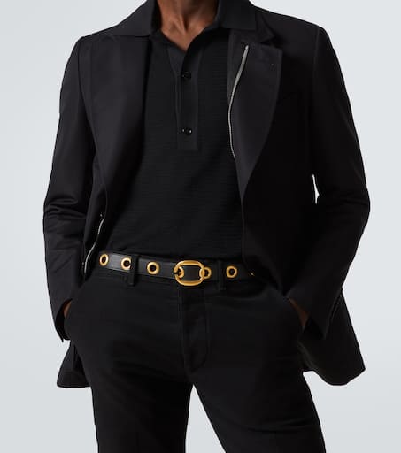 Leather belt