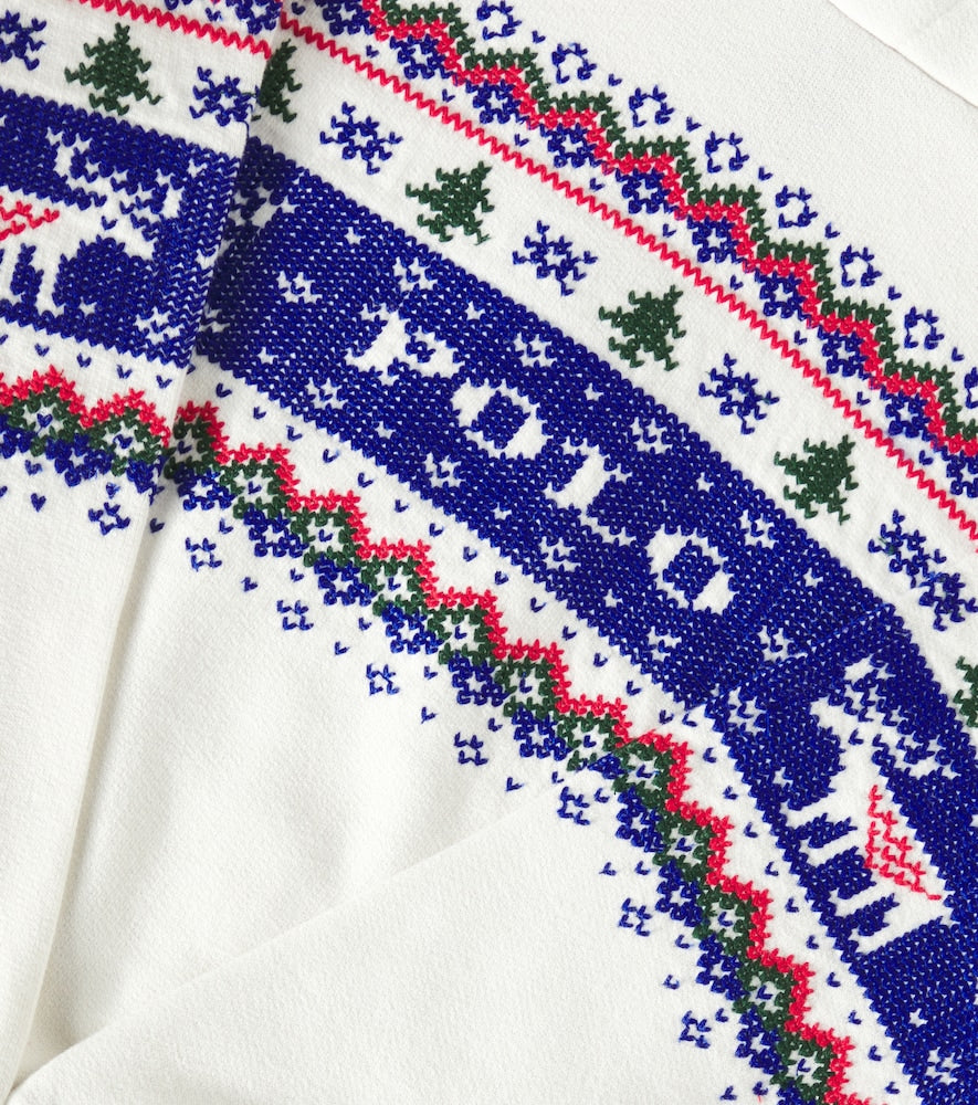 Cotton-blend sweatshirt