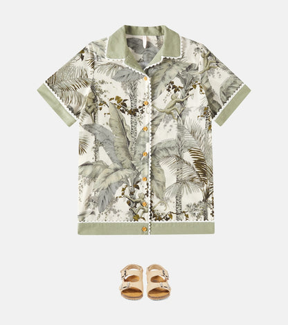Wylie cotton shirt dress