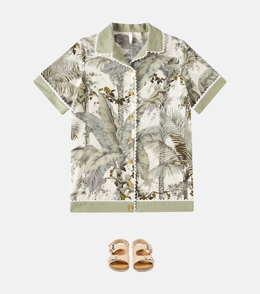 Wylie cotton shirt dress