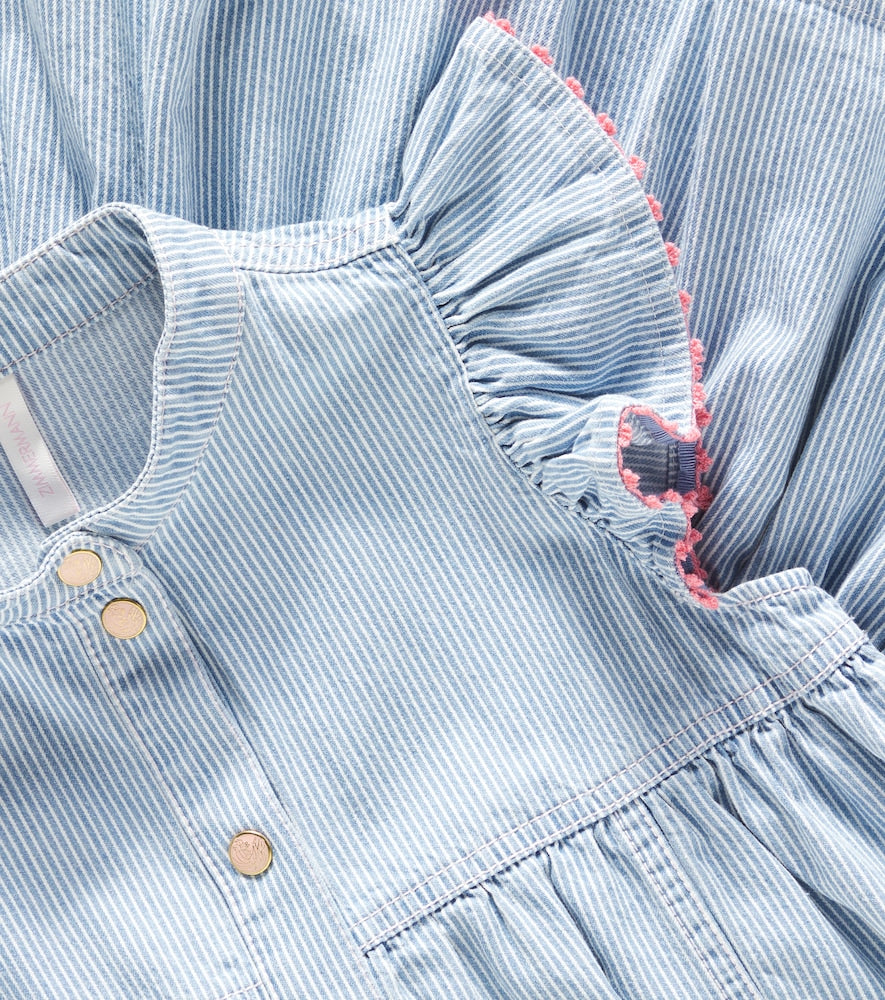 Wylie striped denim dress