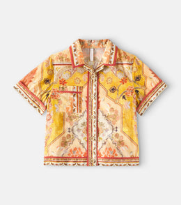 Wylie Pocket printed cotton shirt