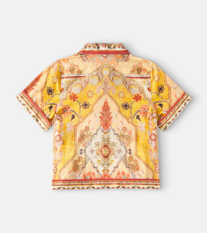 Wylie Pocket printed cotton shirt