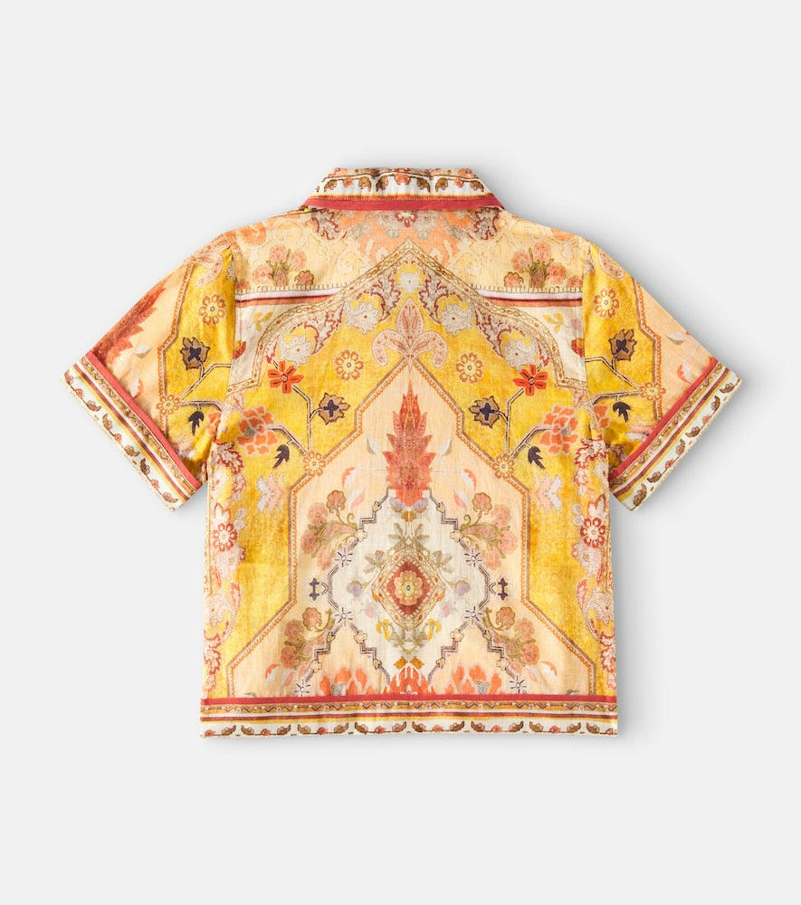 Wylie Pocket printed cotton shirt