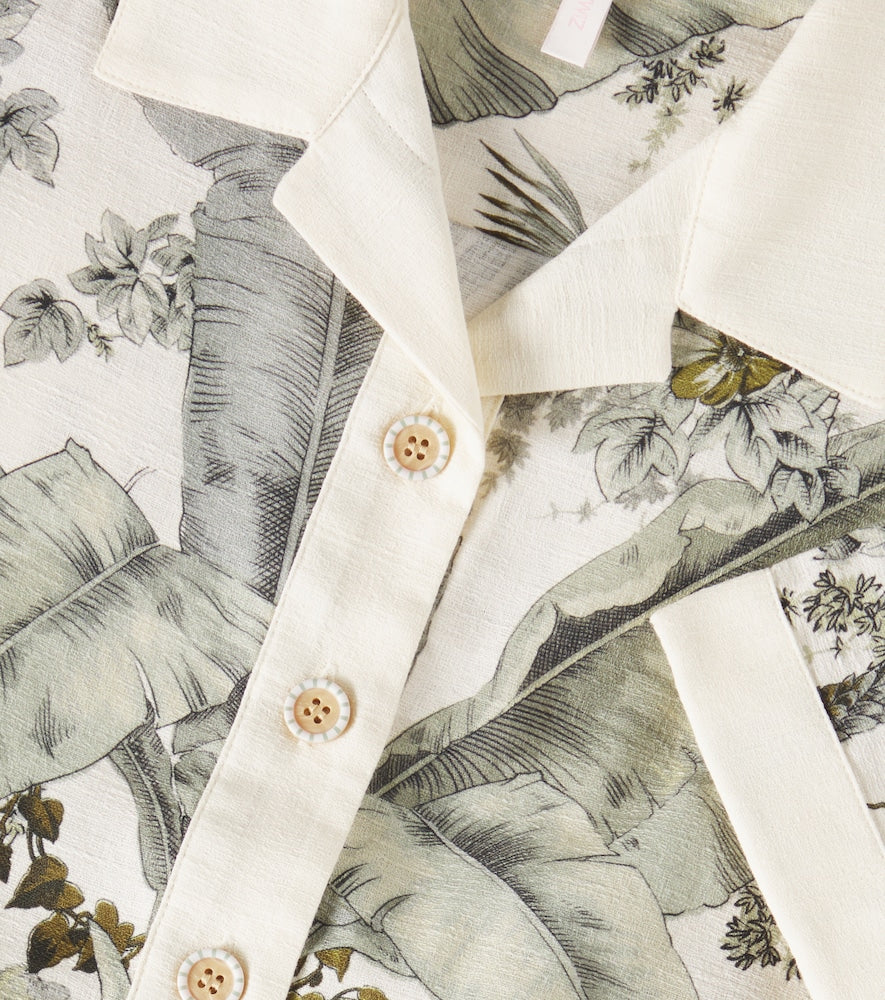 Wylie floral cotton shirt