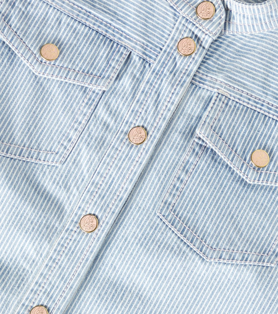 Wylie Utility striped denim top