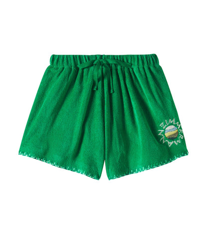 Everley cotton-blend terry shorts