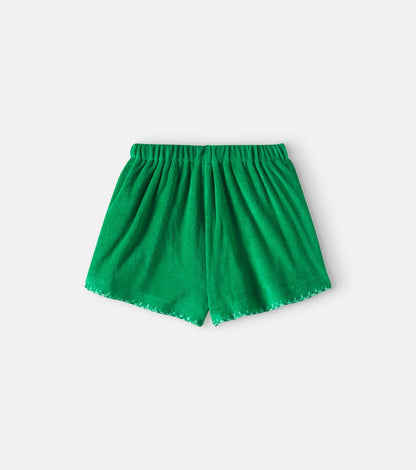 Everley cotton-blend terry shorts