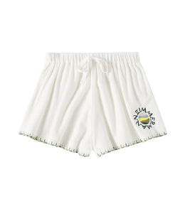 Tallow cotton-blend terry shorts