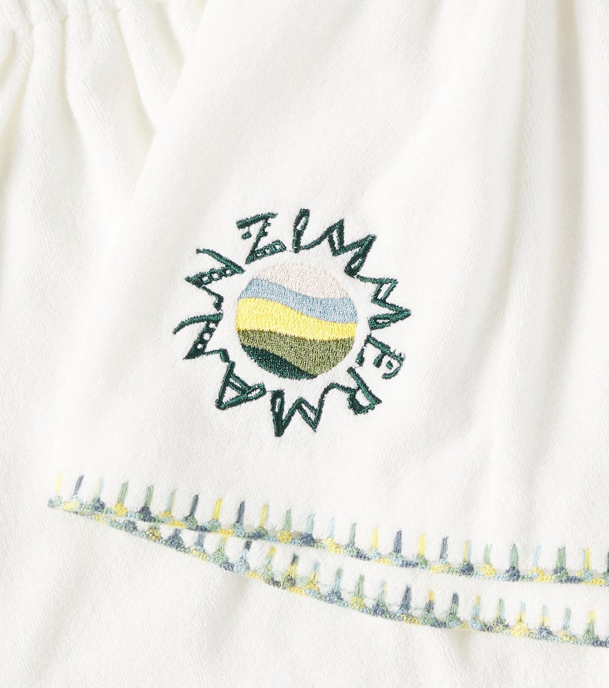 Tallow cotton-blend terry shorts