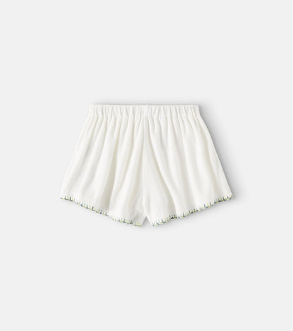 Tallow cotton-blend terry shorts