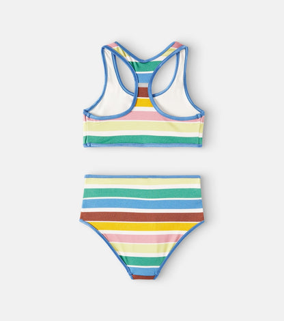 Everley striped racerback swimsuit