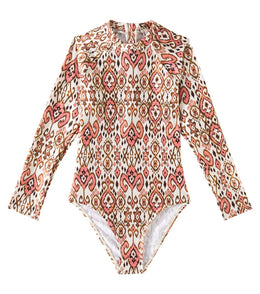 Wylie printed rashguard top