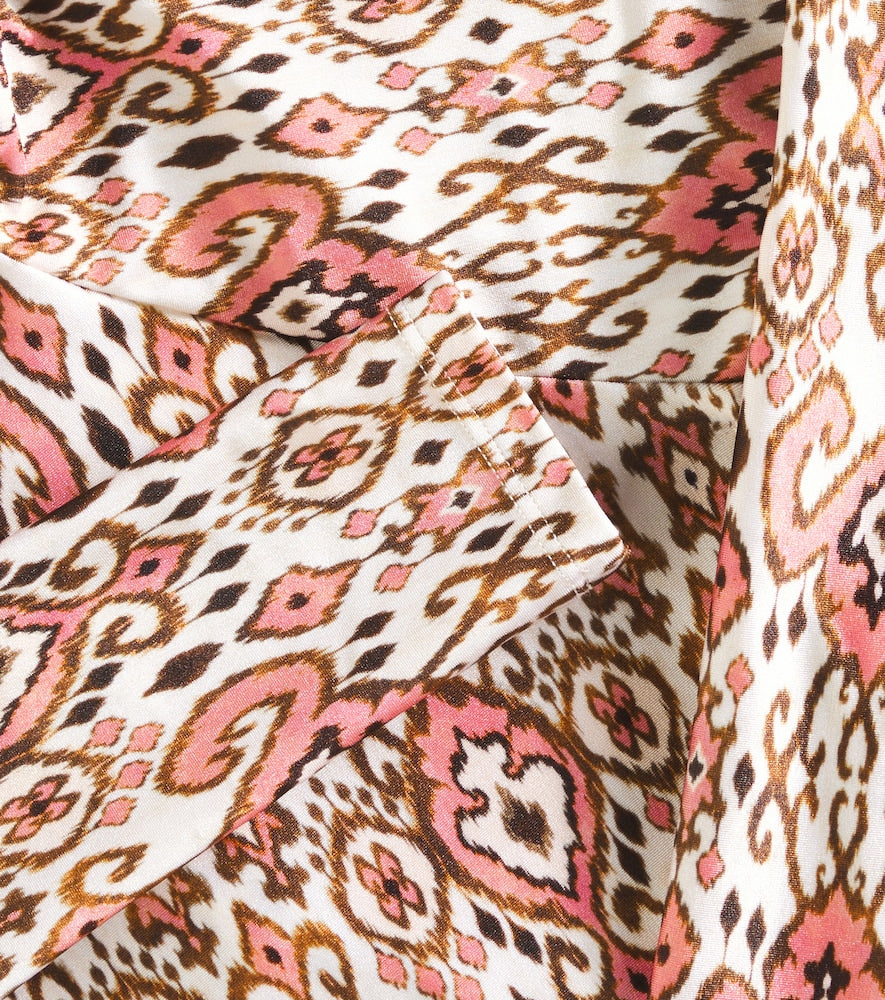 Wylie printed rashguard top