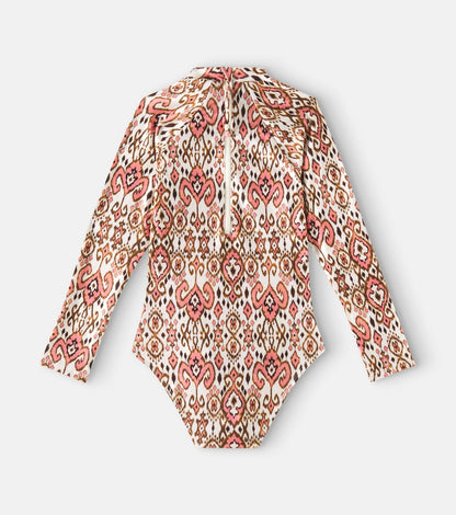 Wylie printed rashguard top