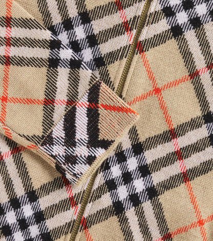Burberry Check wool jacket