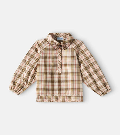 Burberry Check cotton blouse