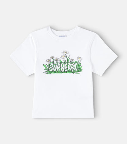 Printed cotton jersey T-shirt